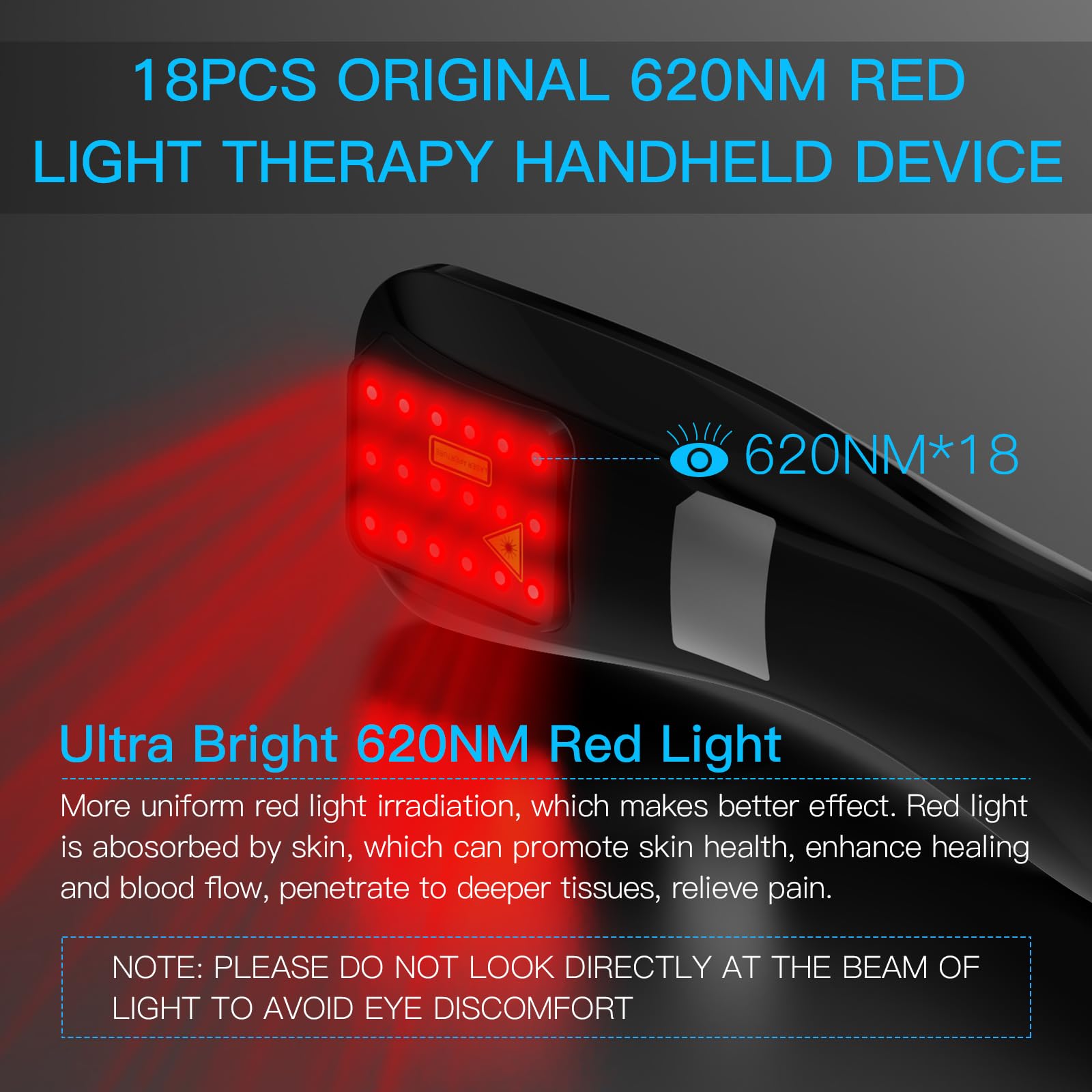 Dispositivo de luz roja - Uso en articulaciones